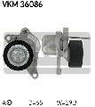 Rolka napinająca paska wieloklinowego do Nissana, VKM 36086, SKF w ofercie sklepu e-autoparts.pl 